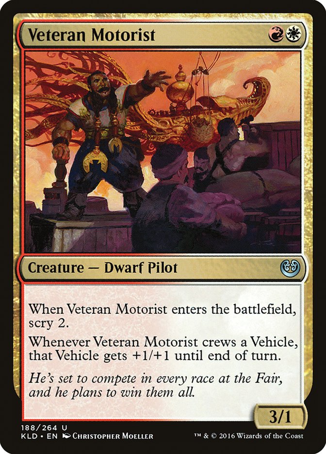 Veteran Motorist [Kaladesh] | Exor Games Dartmouth