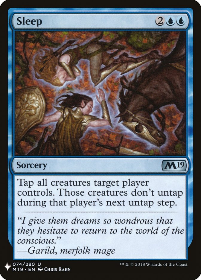 Sleep [Mystery Booster] | Exor Games Dartmouth