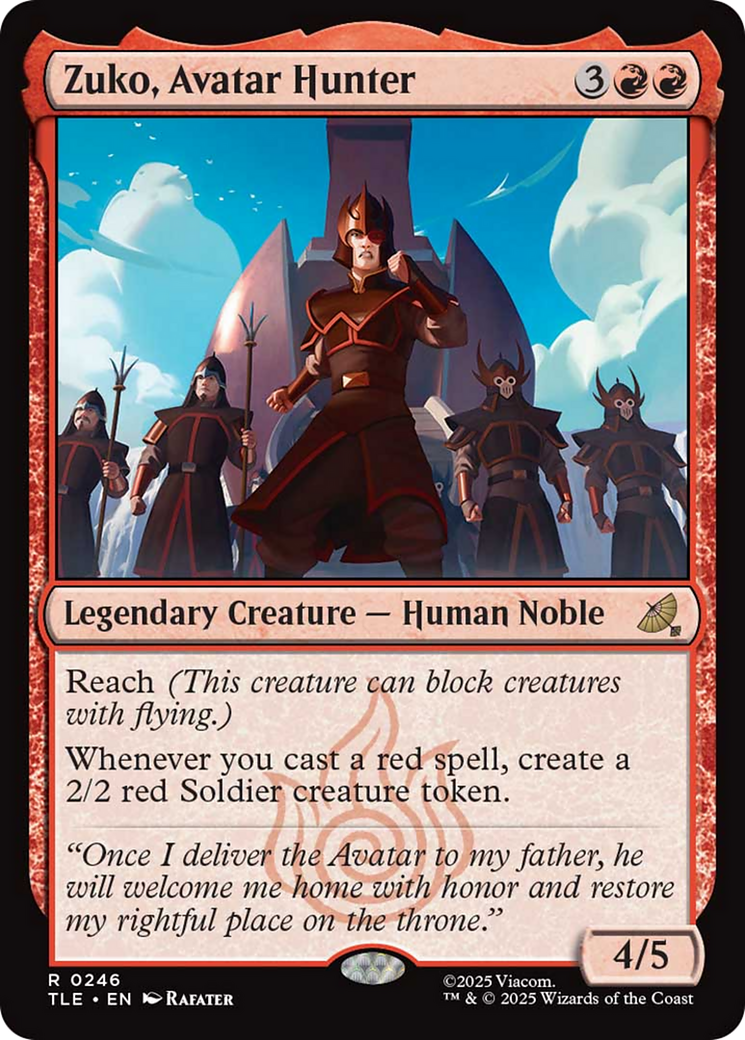 Zuko Tutorial Theme Card [Avatar: The Last Airbender: Eternal-Legal] | Exor Games Dartmouth