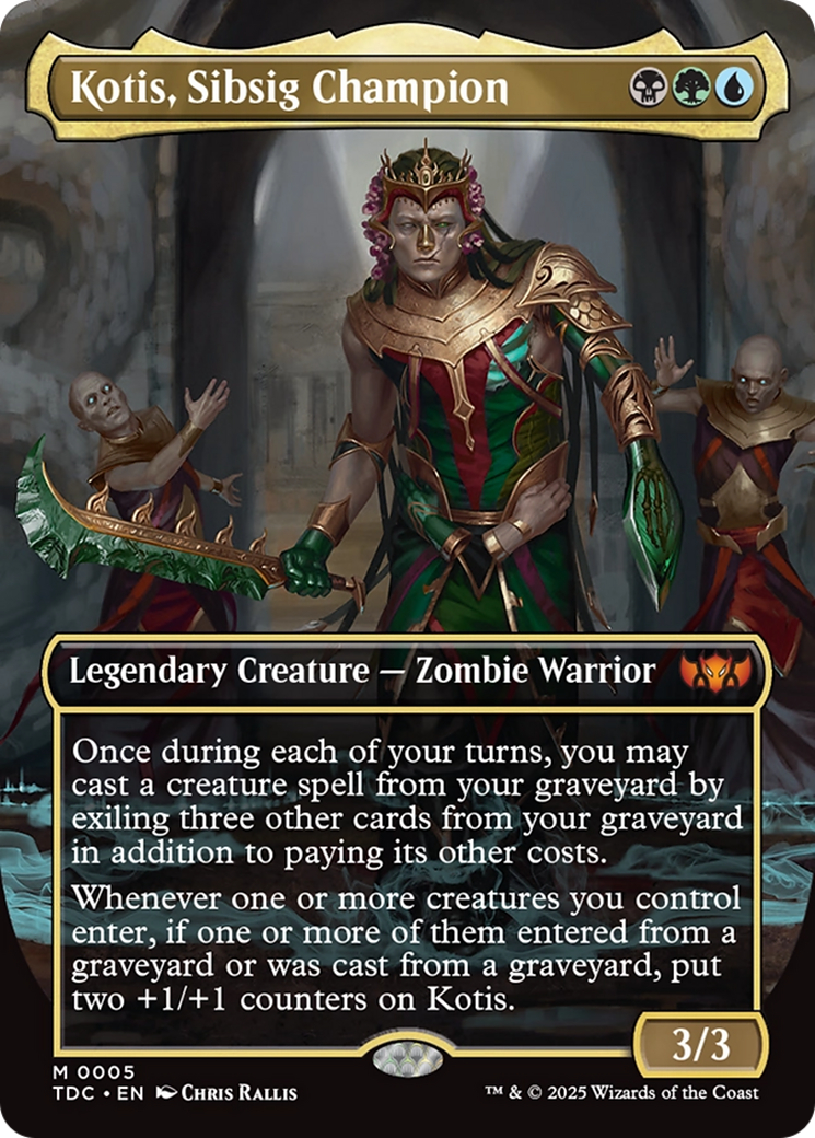 Kotis, Sibsig Champion (Borderless) [Tarkir: Dragonstorm Commander] | Exor Games Dartmouth