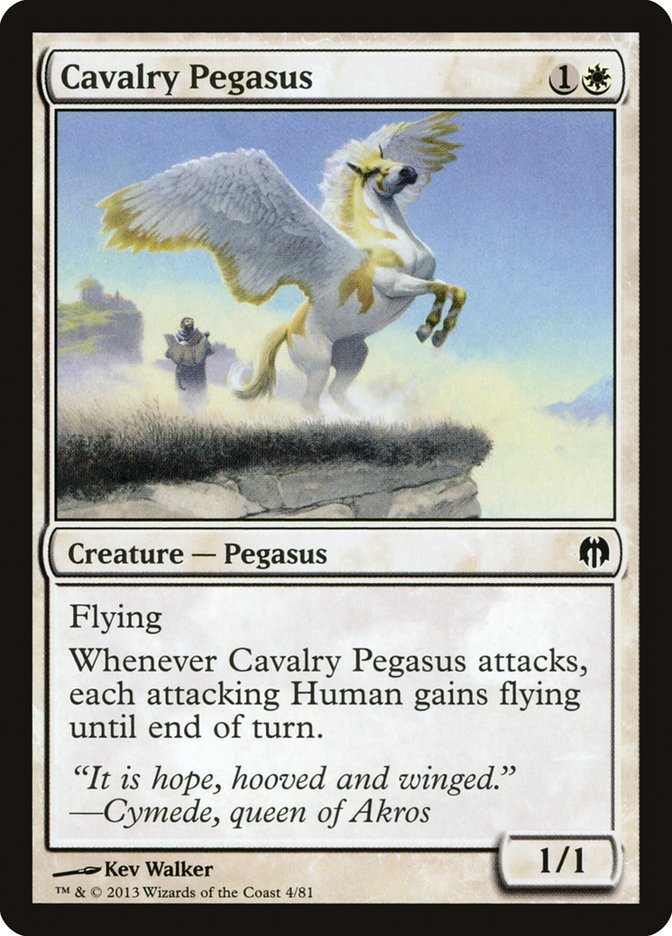 Cavalry Pegasus [Duel Decks: Heroes vs. Monsters] | Exor Games Dartmouth