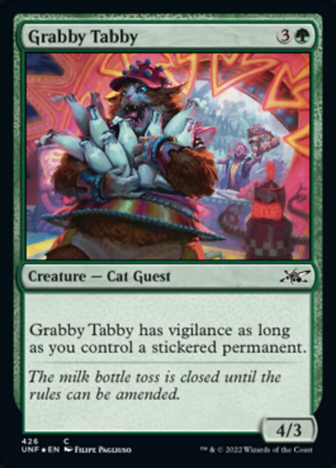 Grabby Tabby (Galaxy Foil) [Unfinity] | Exor Games Dartmouth