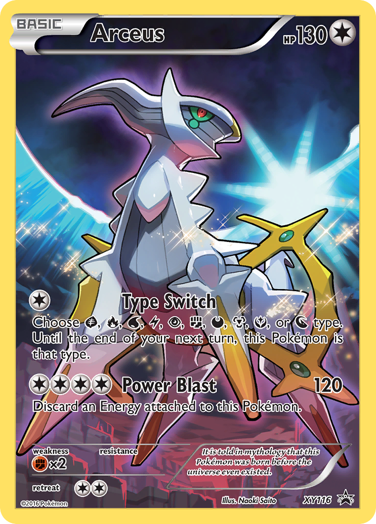 Arceus (XY116) [XY: Black Star Promos] | Exor Games Dartmouth