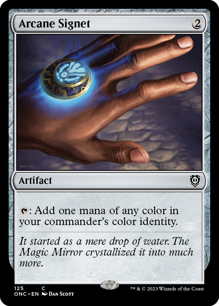 Arcane Signet [Phyrexia: All Will Be One Commander] | Exor Games Dartmouth