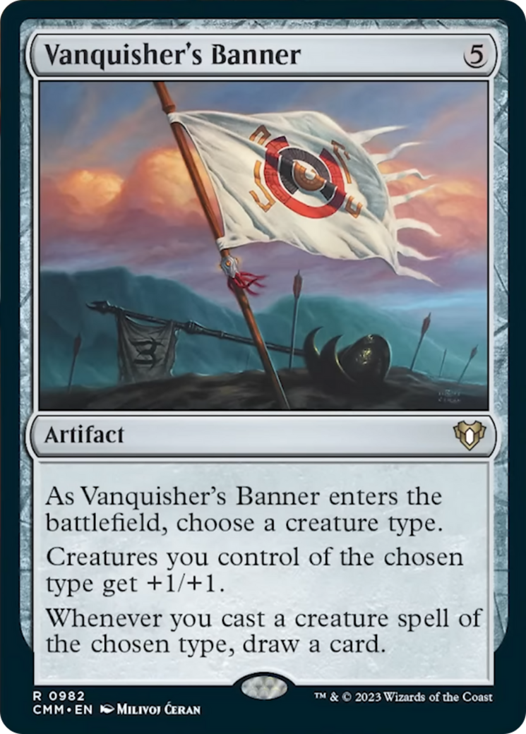 Vanquisher's Banner [Commander Masters] | Exor Games Dartmouth