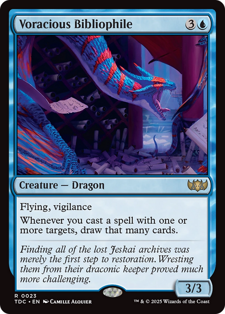 Voracious Bibliophile [Tarkir: Dragonstorm Commander] | Exor Games Dartmouth