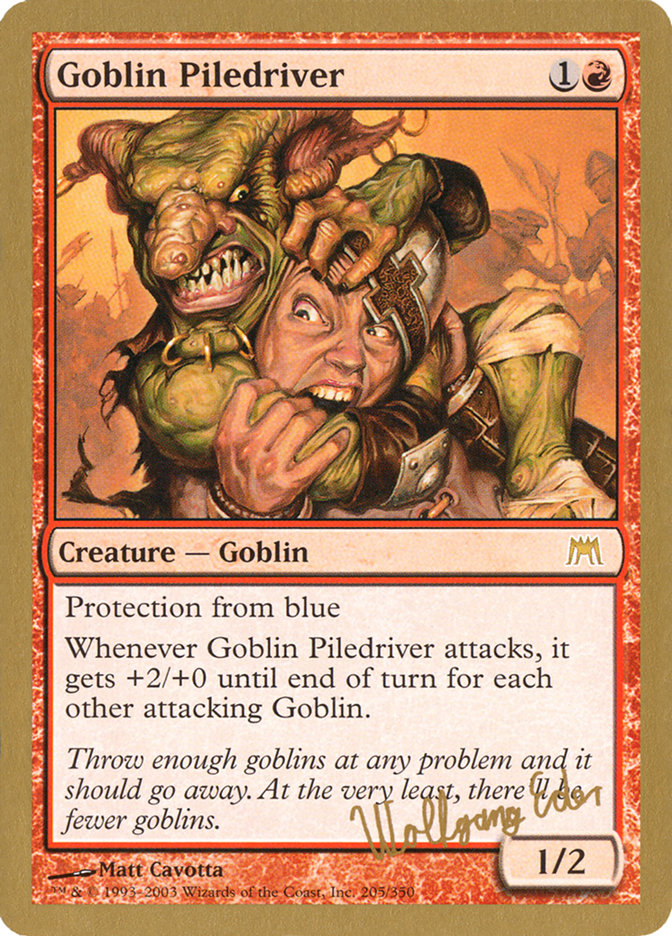 Goblin Piledriver (Wolfgang Eder) [World Championship Decks 2003] | Exor Games Dartmouth