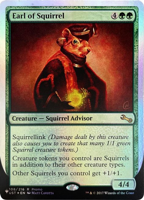 Earl of Squirrel (Unfinity Foil Edition) [The List] | Exor Games Dartmouth