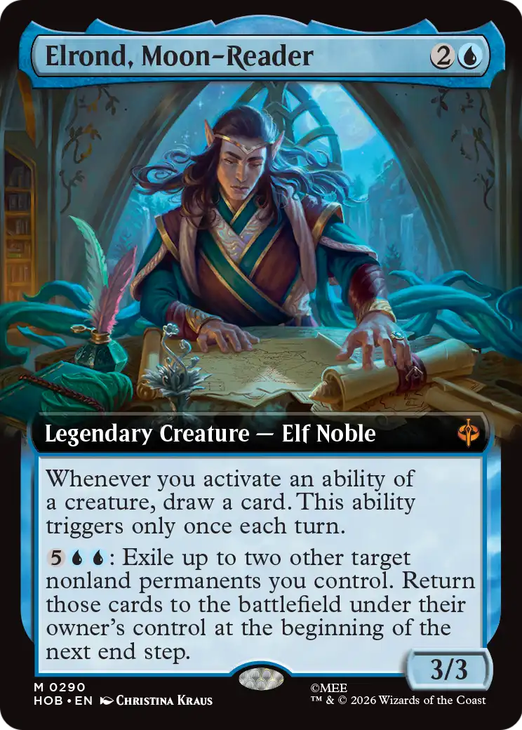 Elrond, Moon-Reader (Extended Art) [The Hobbit] | Exor Games Dartmouth