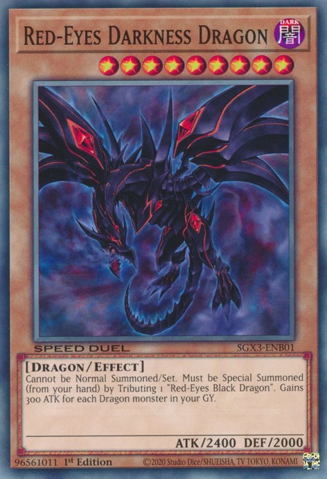 Red-Eyes Darkness Dragon [SGX3-ENB01] Common | Exor Games Dartmouth