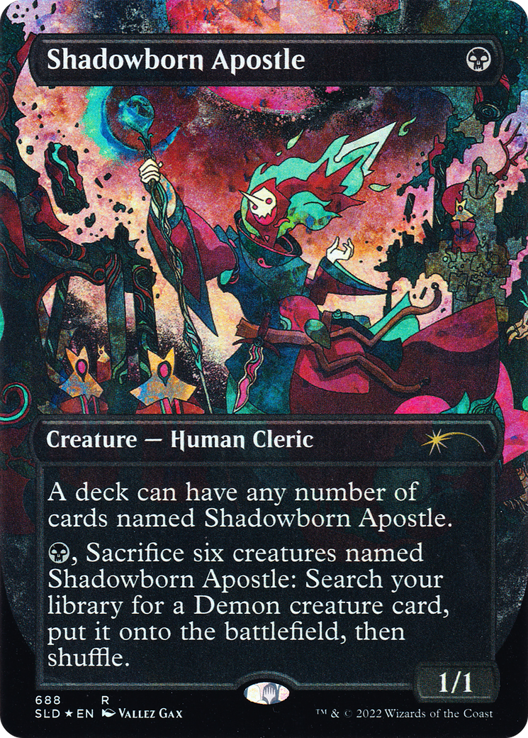 Shadowborn Apostle (688) (Borderless) [Secret Lair Drop Promos] | Exor Games Dartmouth