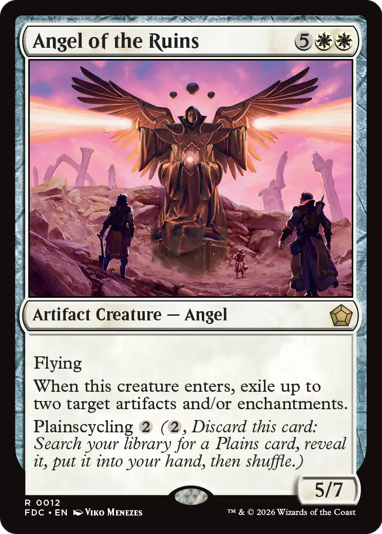 Angel of the Ruins [Foundations Commander] | Exor Games Dartmouth