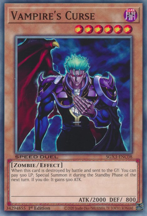 Vampire's Curse [SGX3-ENC08] Common | Exor Games Dartmouth