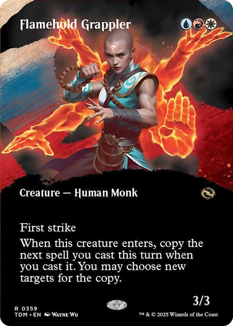 Flamehold Grappler (Borderless) [Tarkir: Dragonstorm] | Exor Games Dartmouth