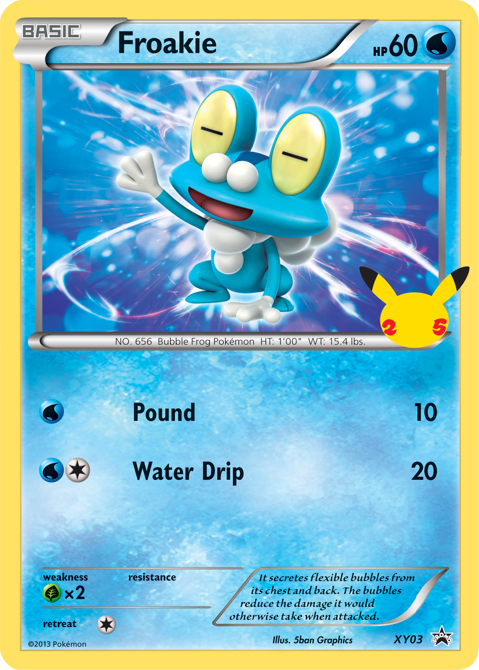 Froakie (XY03) (Jumbo Card) [First Partner Pack] | Exor Games Dartmouth