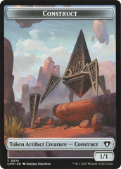 Thopter // Construct (0074) Double-Sided Token [Commander Masters Tokens] | Exor Games Dartmouth