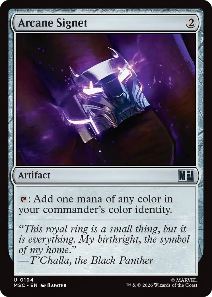 Arcane Signet (0194) [Marvel Super Heroes Commander] | Exor Games Dartmouth