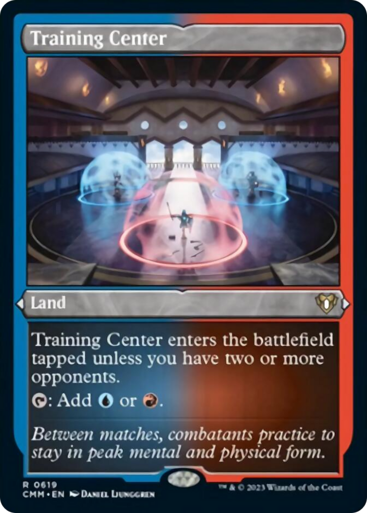 Training Center (Foil Etched) [Commander Masters] | Exor Games Dartmouth