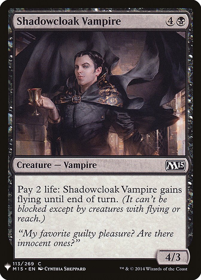 Shadowcloak Vampire [Mystery Booster] | Exor Games Dartmouth