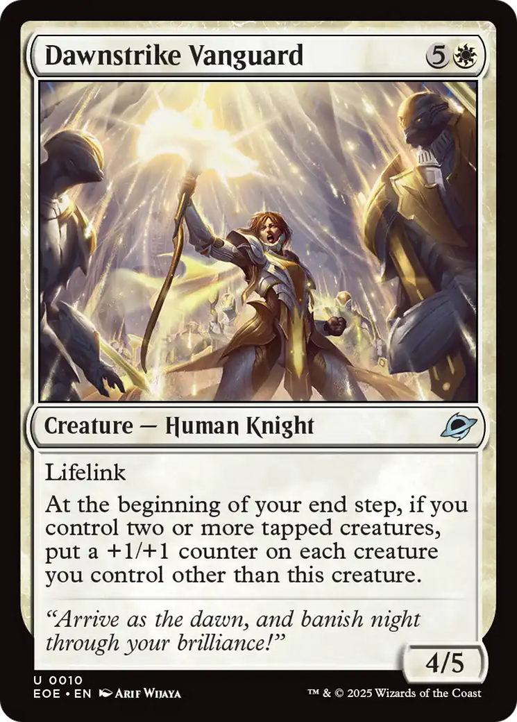 Dawnstrike Vanguard [Edge of Eternities] | Exor Games Dartmouth