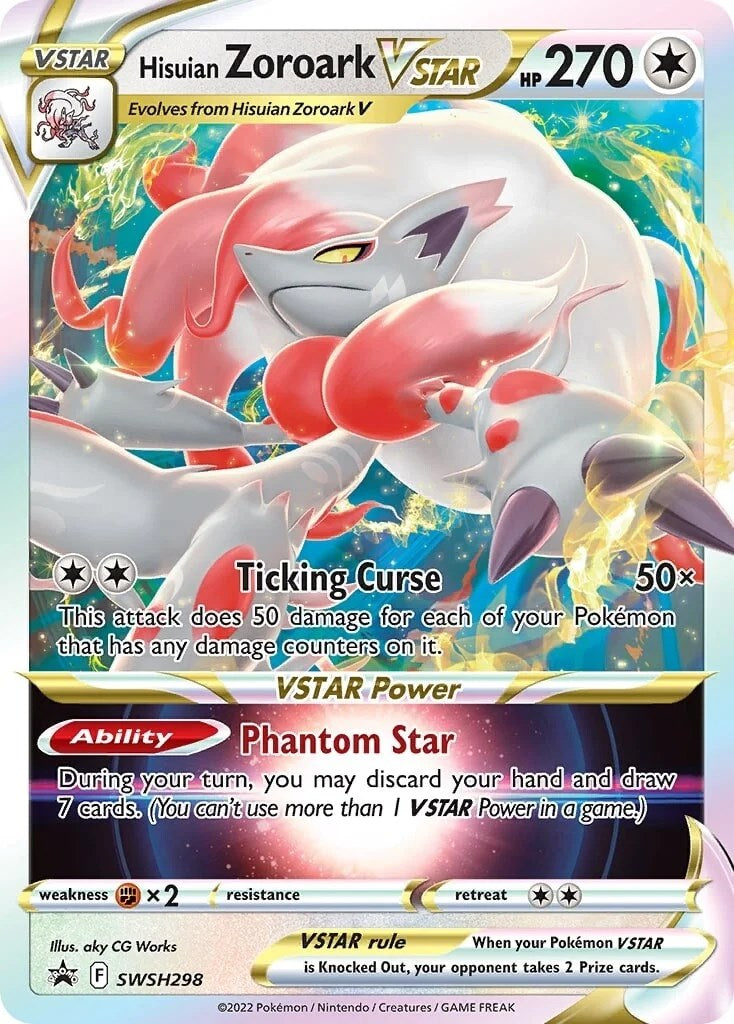 Hisuian Zoroark VSTAR (SWSH298) (Jumbo Card) [Sword & Shield: Lost Origin] | Exor Games Dartmouth