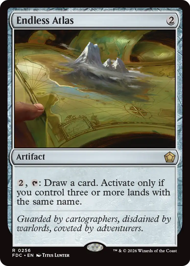 Endless Atlas [Foundations Commander] | Exor Games Dartmouth
