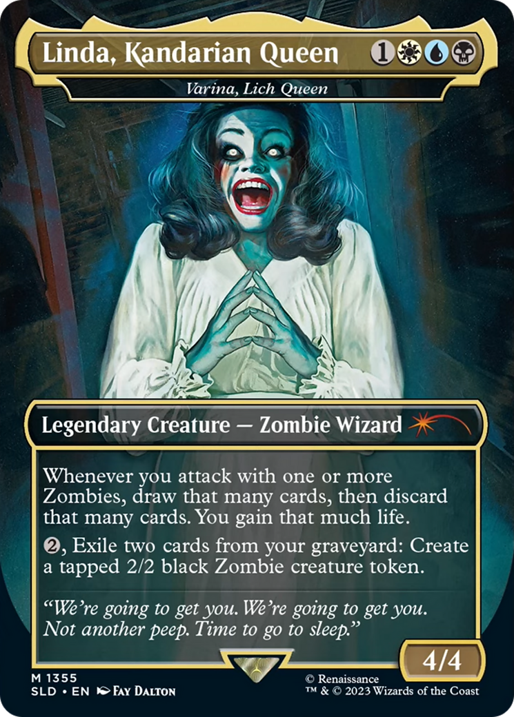 Linda, Kandarian Queen - Varina, Lich Queen [Secret Lair Drop Series] | Exor Games Dartmouth