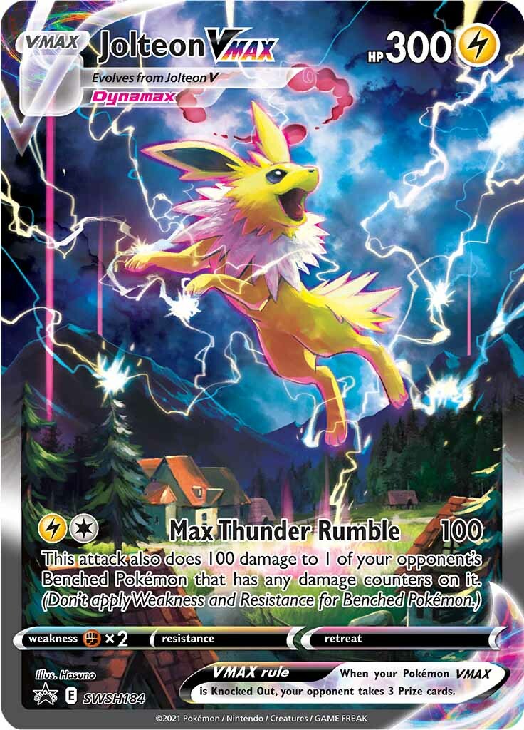 Jolteon VMAX (SWSH184) [Sword & Shield: Black Star Promos] | Exor Games Dartmouth