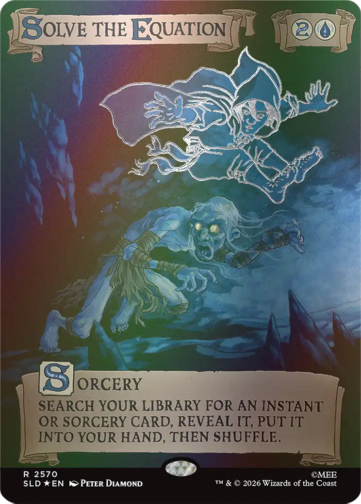 Solve the Equation (2570) (Out Of Sight Foil) [Secret Lair Drop Series] | Exor Games Dartmouth