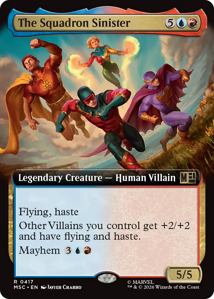 The Squadron Sinister (Extended Art) [Marvel Super Heroes Commander] | Exor Games Dartmouth