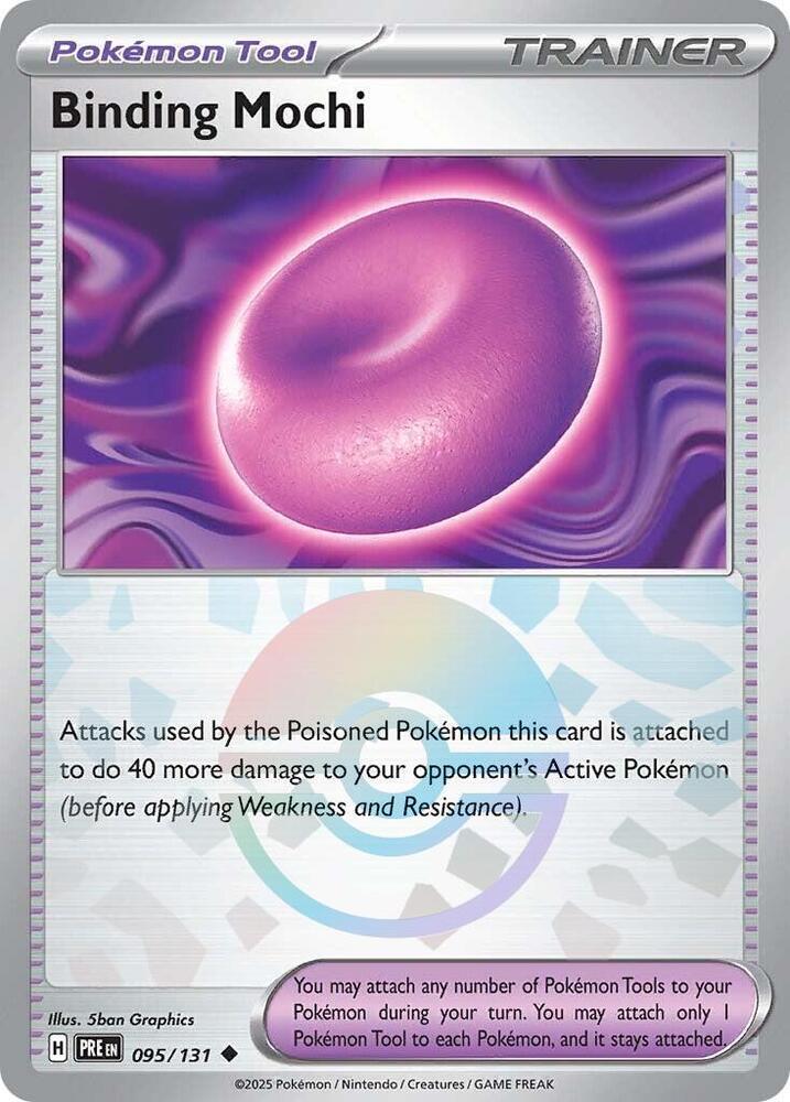 Binding Mochi (095/131) (Poke Ball Pattern) [Scarlet & Violet: Prismatic Evolutions] | Exor Games Dartmouth