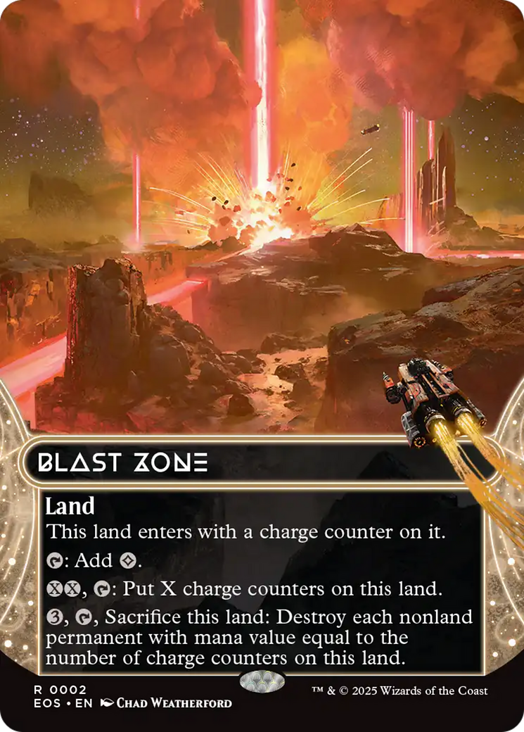 Blast Zone (0002) (Borderless) [Edge of Eternities: Stellar Sights] | Exor Games Dartmouth