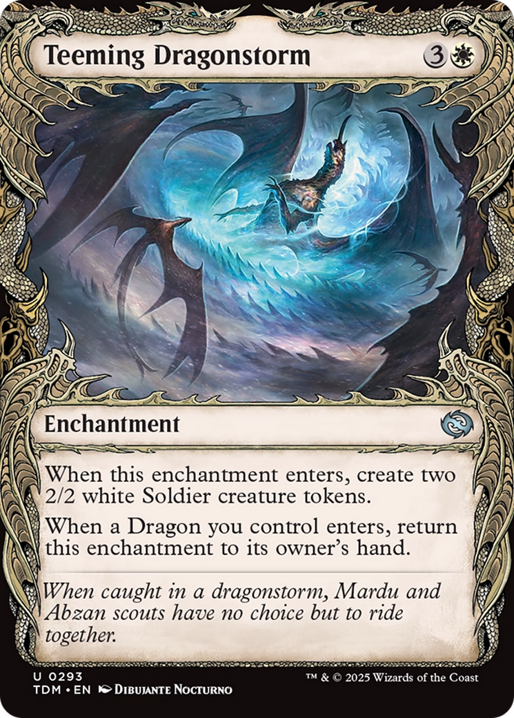 Teeming Dragonstorm (Showcase) [Tarkir: Dragonstorm] | Exor Games Dartmouth