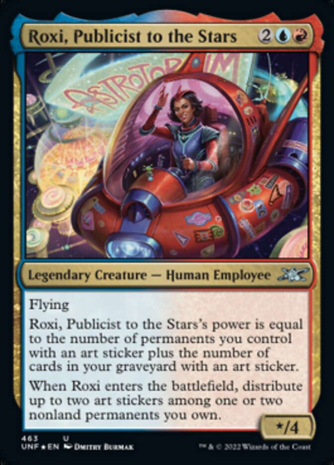 Roxi, Publicist to the Stars (Galaxy Foil) [Unfinity] | Exor Games Dartmouth