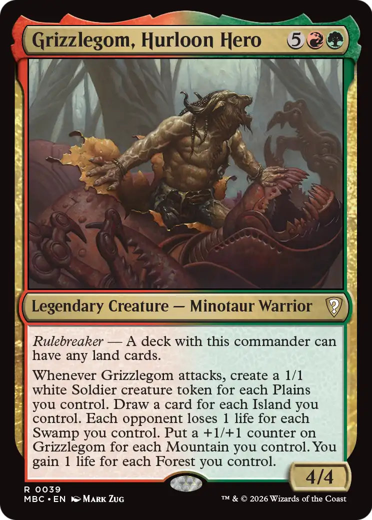 Grizzlegom, Hurloon Hero [Mystery Booster: Commander Edition] | Exor Games Dartmouth