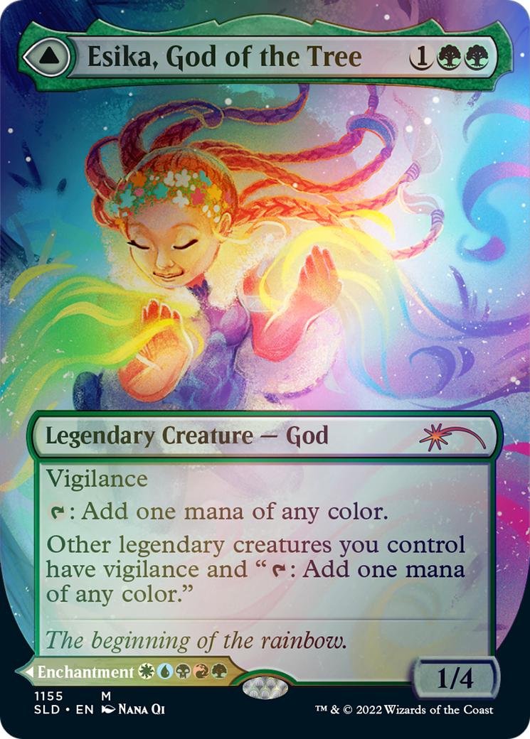 Esika, God of the Tree // The Prismatic Bridge (Borderless) [Secret Lair: From Cute to Brute] | Exor Games Dartmouth