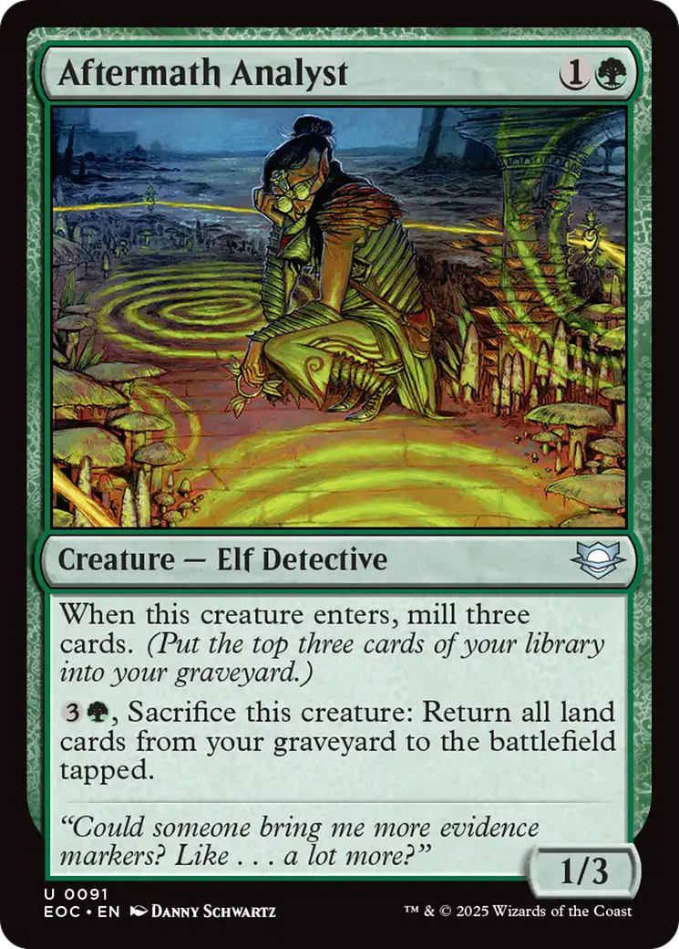 Aftermath Analyst [Edge of Eternities Commander] | Exor Games Dartmouth