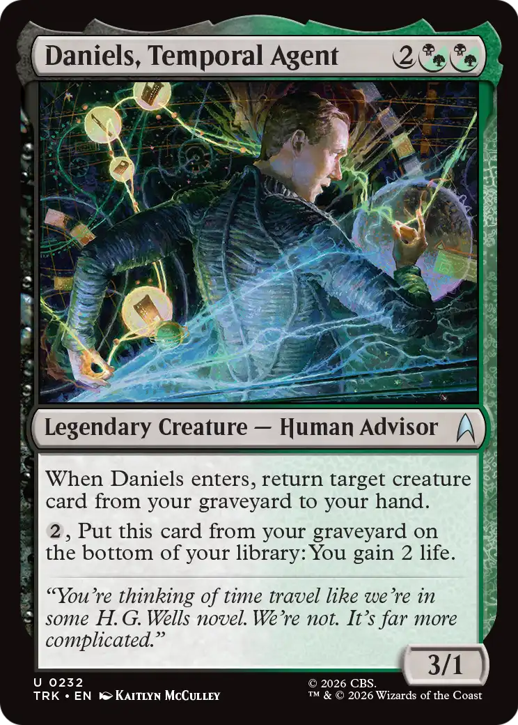 Daniels, Temporal Agent [Star Trek] | Exor Games Dartmouth