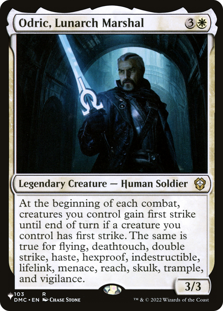 Odric, Lunarch Marshal (DMC) [The List] | Exor Games Dartmouth