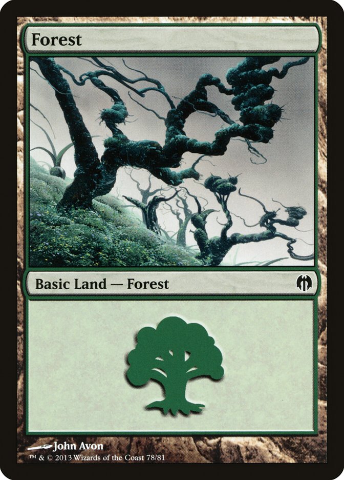 Forest (78) [Duel Decks: Heroes vs. Monsters] | Exor Games Dartmouth