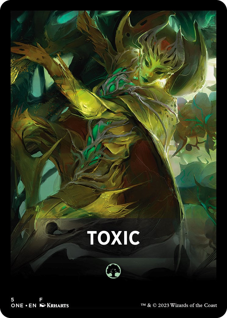 Toxic Theme Card [Phyrexia: All Will Be One Tokens] | Exor Games Dartmouth