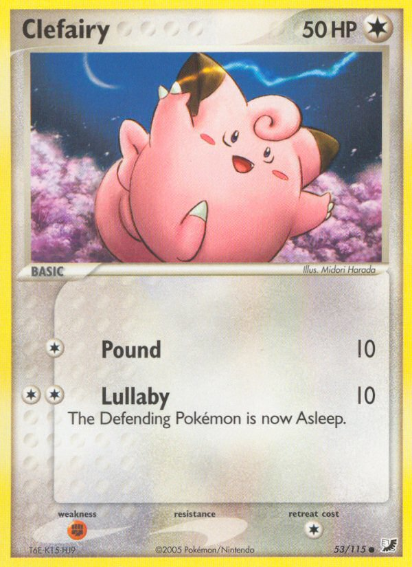 Clefairy (53/115) [EX: Unseen Forces] | Exor Games Dartmouth