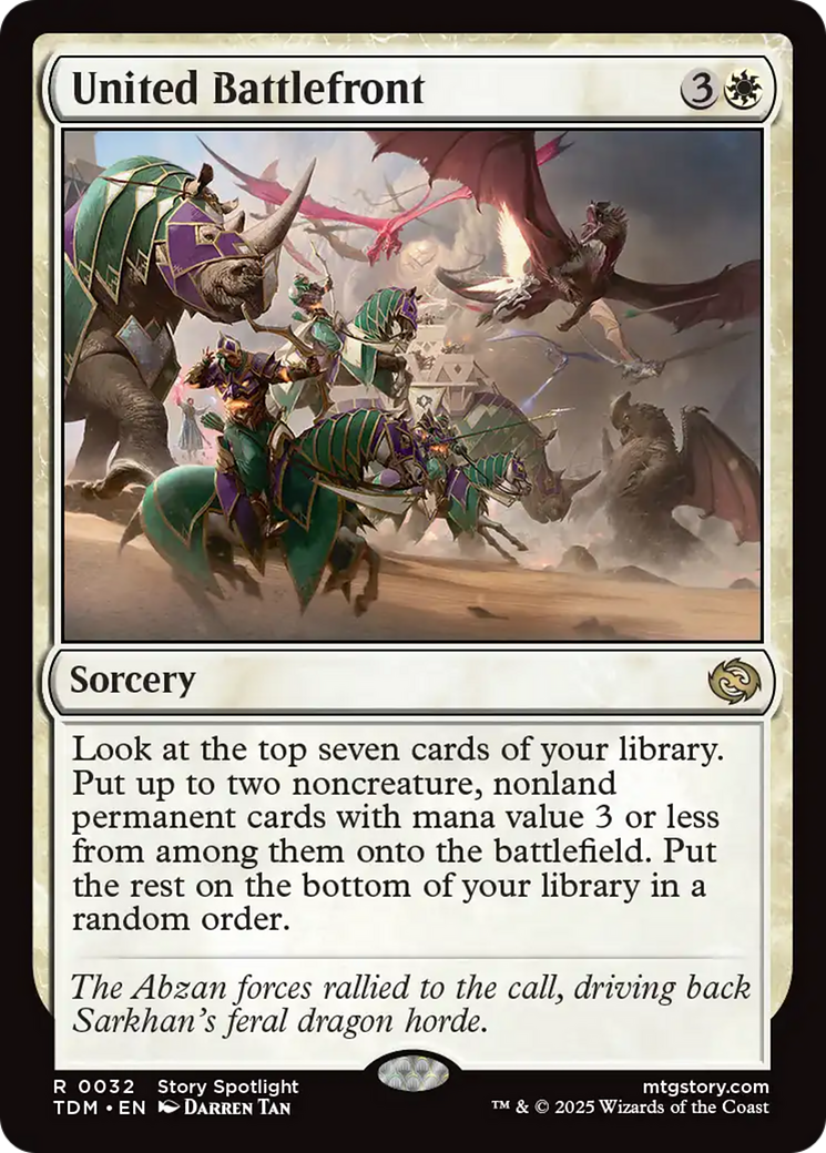 United Battlefront [Tarkir: Dragonstorm] | Exor Games Dartmouth