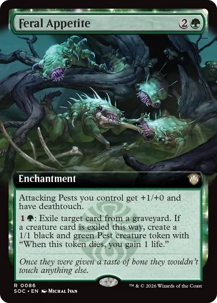 Feral Appetite (Extended Art) [Secrets of Strixhaven Commander] | Exor Games Dartmouth