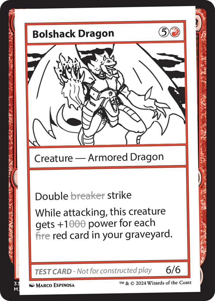 Bolshack Dragon [Mystery Booster 2 Playtest Cards] | Exor Games Dartmouth