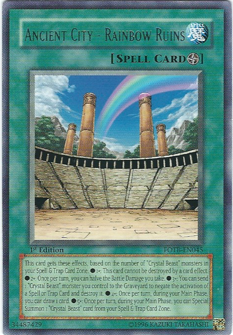 Ancient City - Rainbow Ruins [FOTB-EN045] Rare | Exor Games Dartmouth