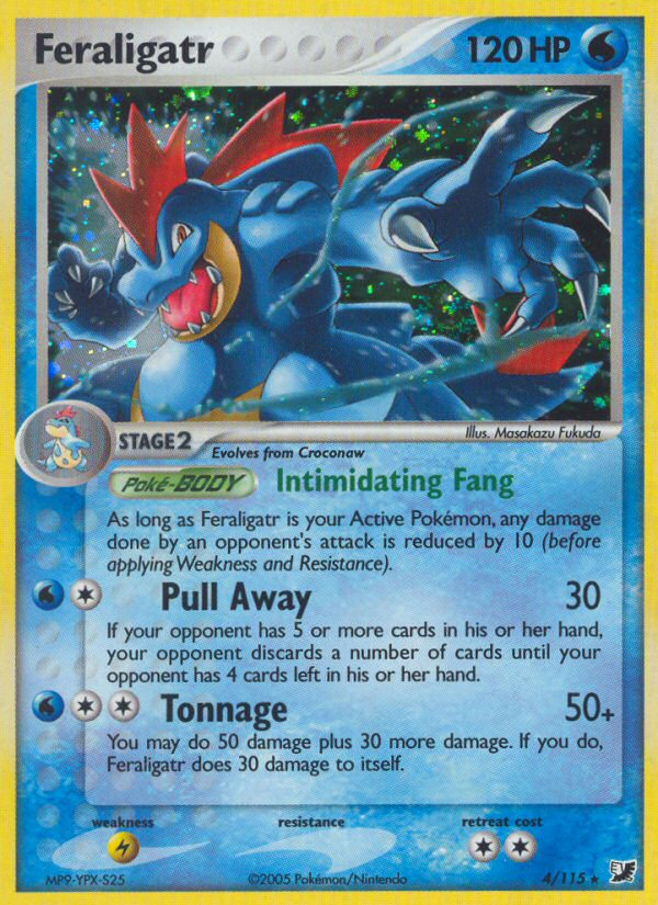 Feraligatr (4/115) [EX: Unseen Forces] | Exor Games Dartmouth