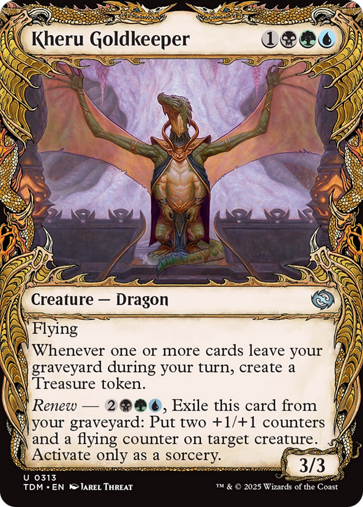 Kheru Goldkeeper (Showcase) [Tarkir: Dragonstorm] | Exor Games Dartmouth
