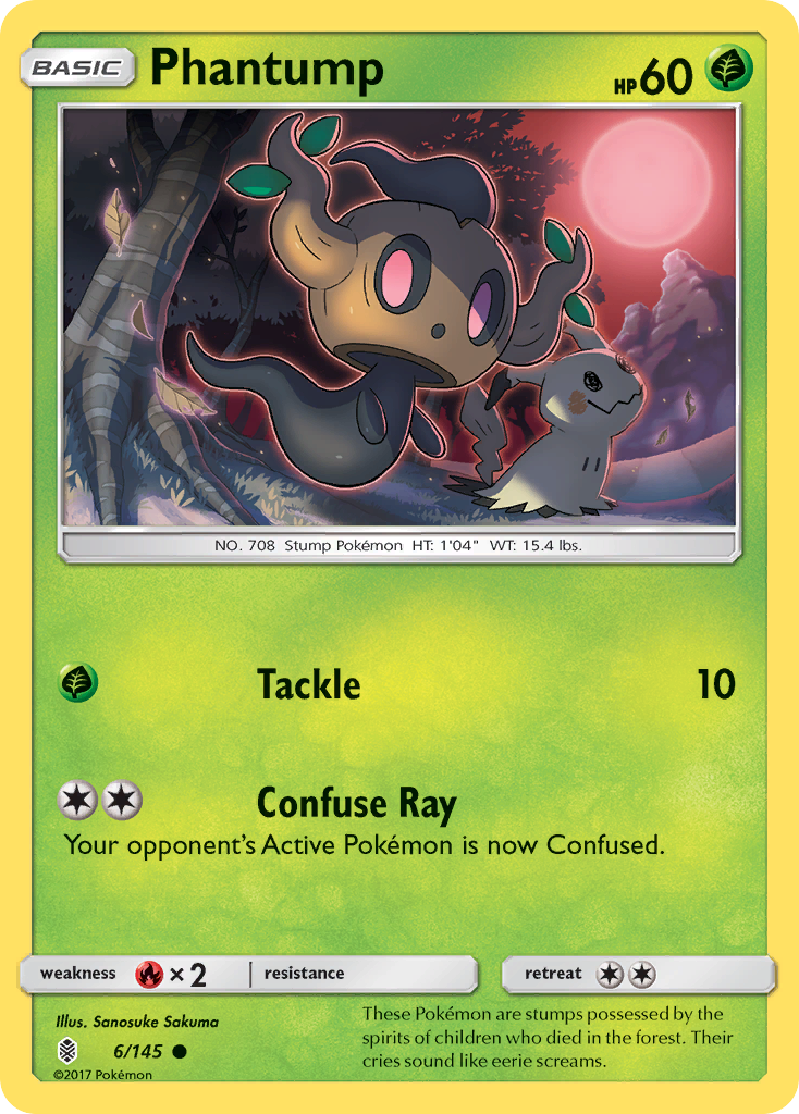Phantump (6/145) [Sun & Moon: Guardians Rising] | Exor Games Dartmouth