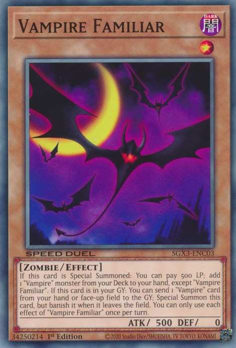 Vampire Familiar [SGX3-ENC03] Common | Exor Games Dartmouth